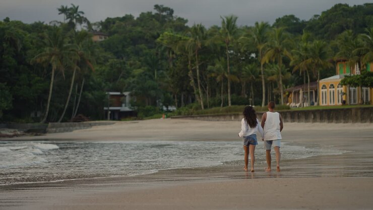 Take a walk on Weligama Beach